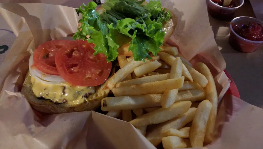 Cheeseburger and Fries