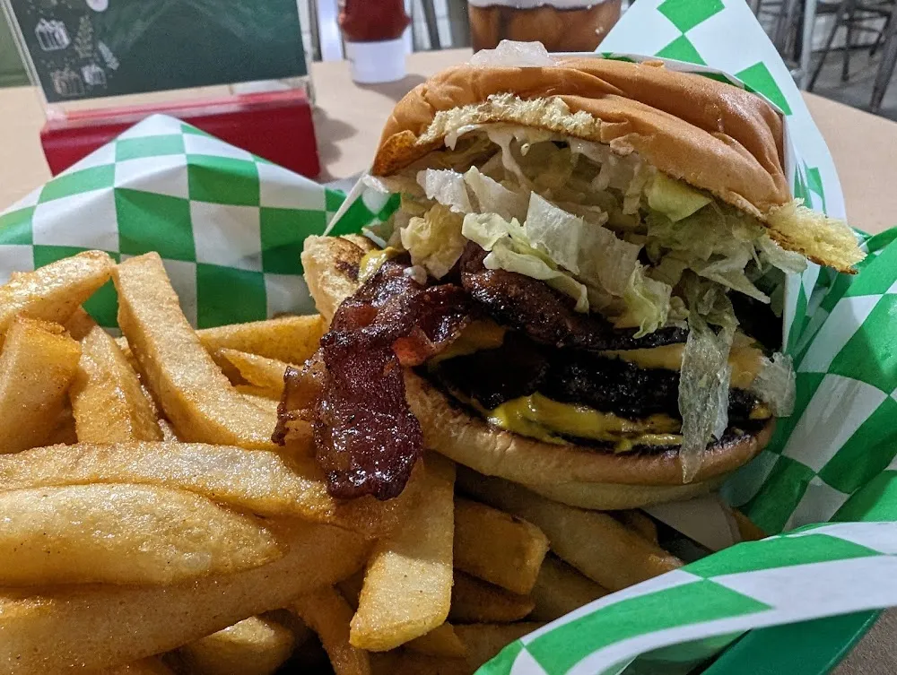 Skeeter Burger and Fries